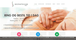 Desktop Screenshot of kiropraktor-roedby.dk
